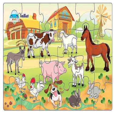 PuzzelZoo | Diversión educativa - Rompecabezas de animales de madera para niños